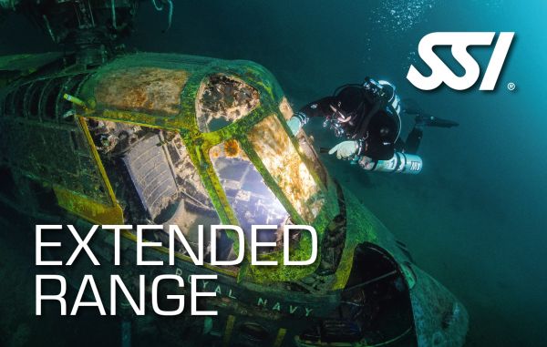 Підвищений рівень з використання повітря та триміксу - SSI Extended Range Air / Limited Trimix