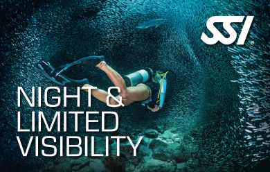Нічні занурення та занурення при обмеженій видимісті - SSI Night Diving & Limited Visibility